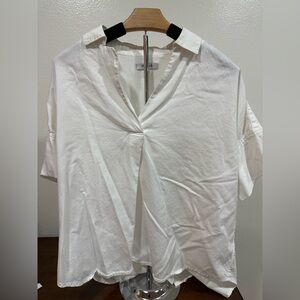 Madewell Short Sleeve Cotton Blouse